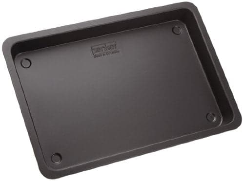 Zenker Bandeja para Hornear Pasteles 42x29x4 cm en Negro-metálico, Acero al Carbono